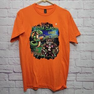 NEW 2024 Florida Classic Graphic Tshirt Mens M FAMU Rattlers Football Game Event